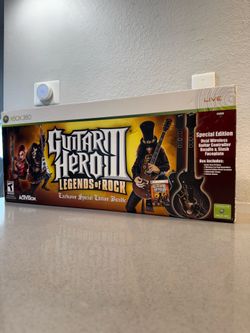 Guitar Hero III Legends of Rock Special Edition Bundle Xbox 360
