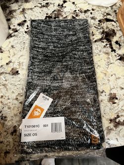 Timberland Grey/black New Scarf 