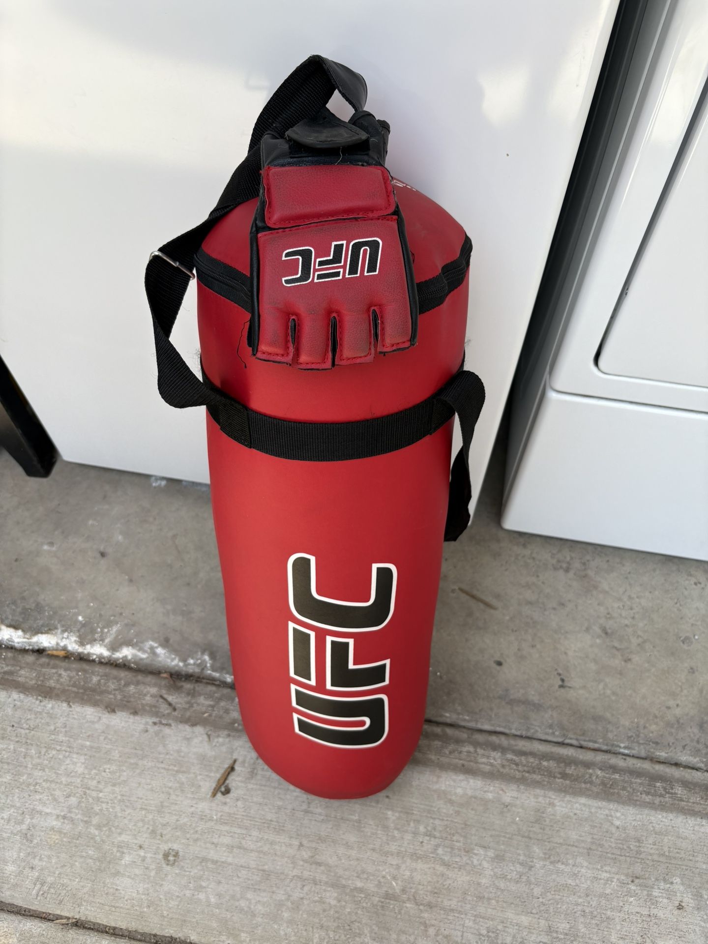 Kids UFC Punching Bag With Gloves
