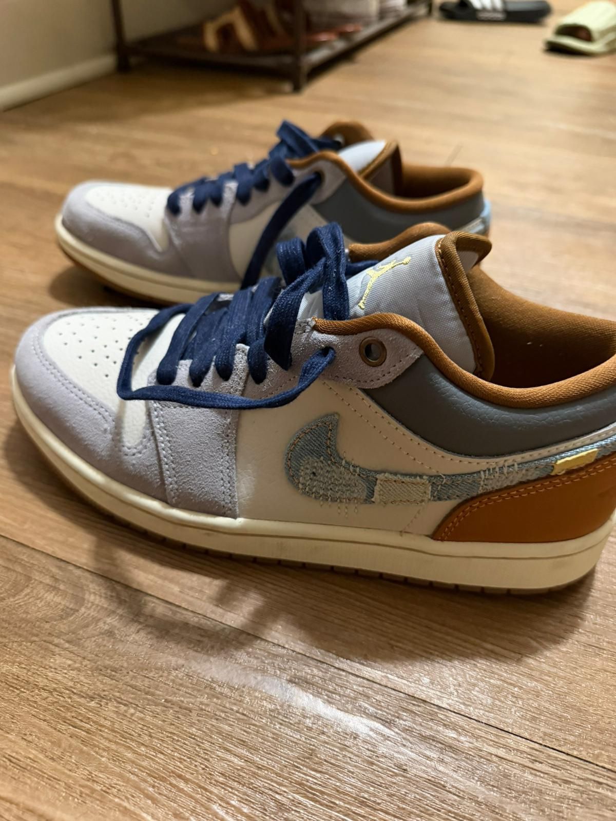 Air Jordan 1 SE Low Repaired Denim Swoosh