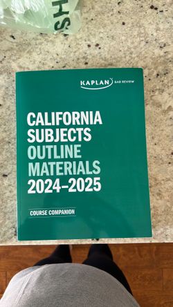 Kaplan Bar Review books