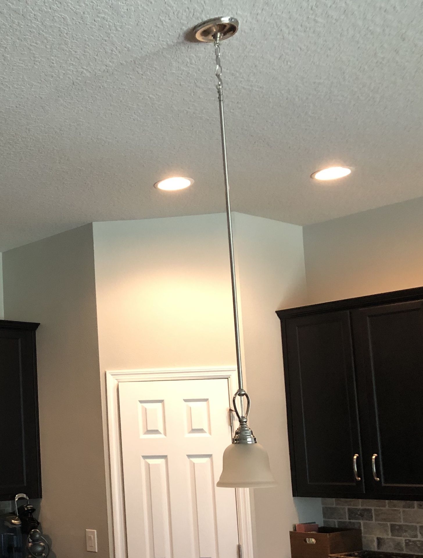 Hanging kitchen counter light fixtures- set of 2