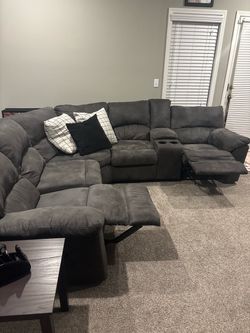 Charcoal Sectional Couch