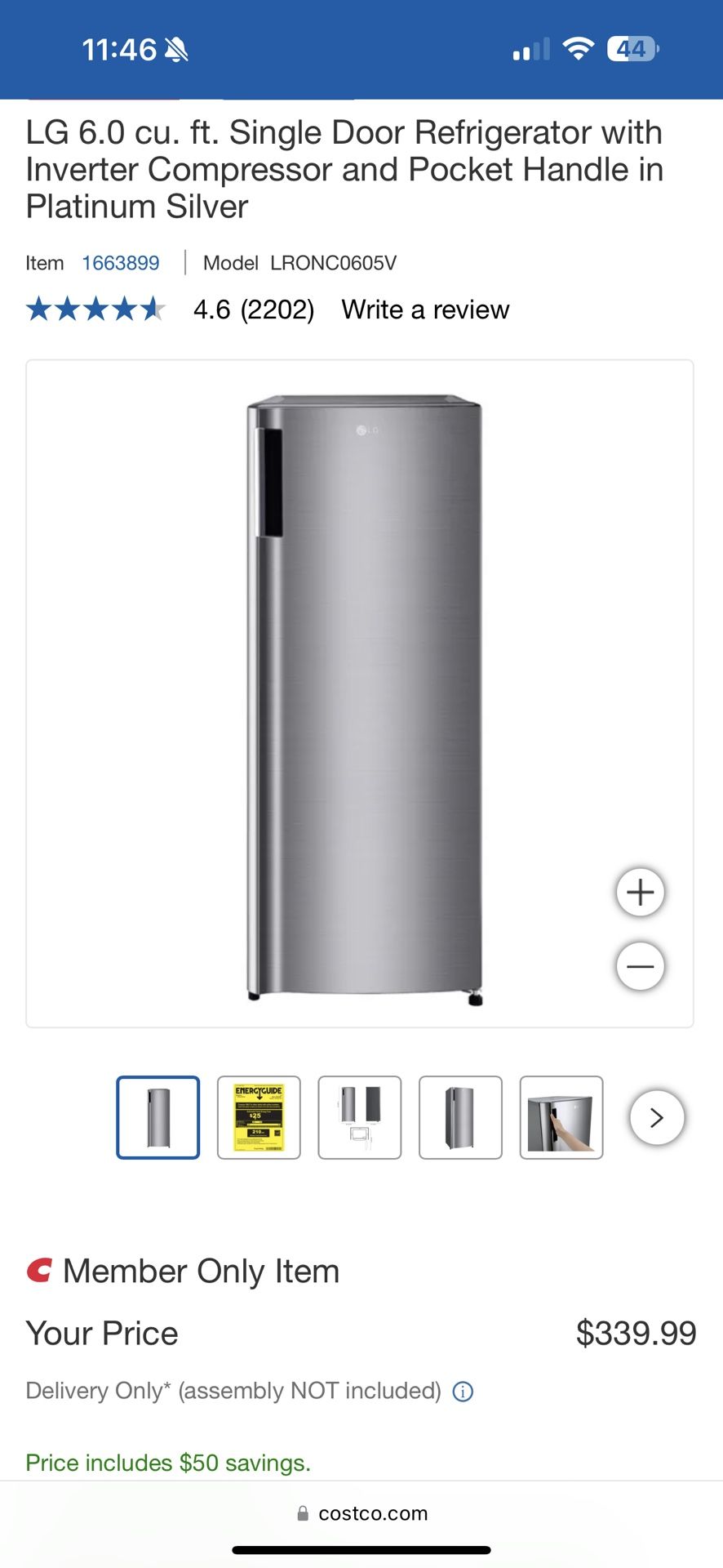 LG Mini Refrigerator