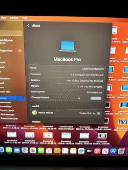 MacBook Pro 2019