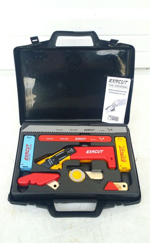 Brand New "The Original Exacut" Swiss Made Cutting Tool Set with Case