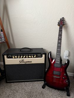 Schecter Demon-6 and Bugera Vintage 22 infinium tube amp