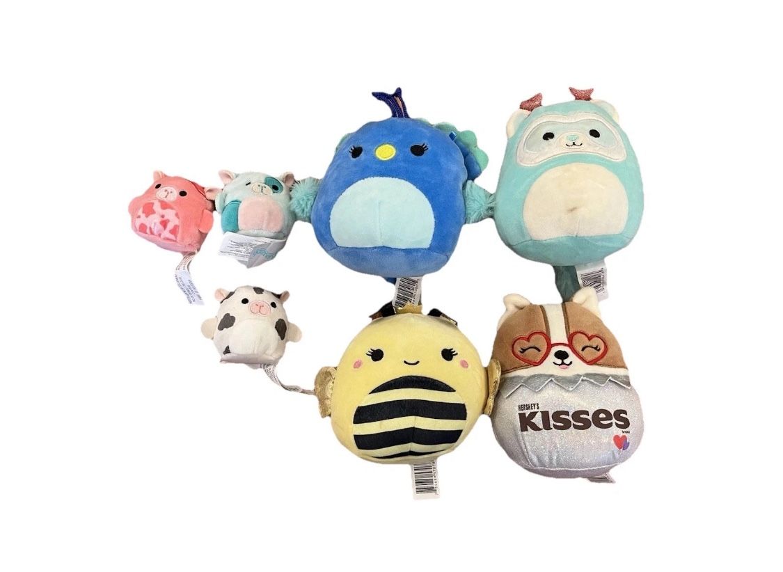 Squishmallow Lot Mini Small Plush Stuffed Toy Set 7