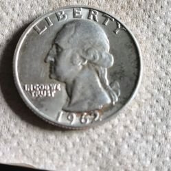 1962-D George Washington Silver Quarter