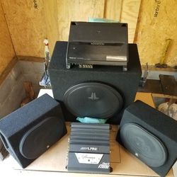 Speakers, Sub Woofer, And Amps