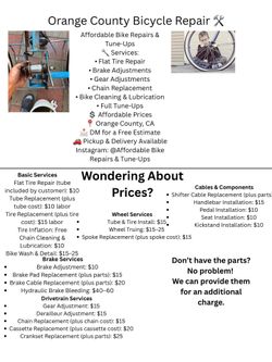 Affordable Bike Repair & Tune-Ups 🚲 | Orange County”