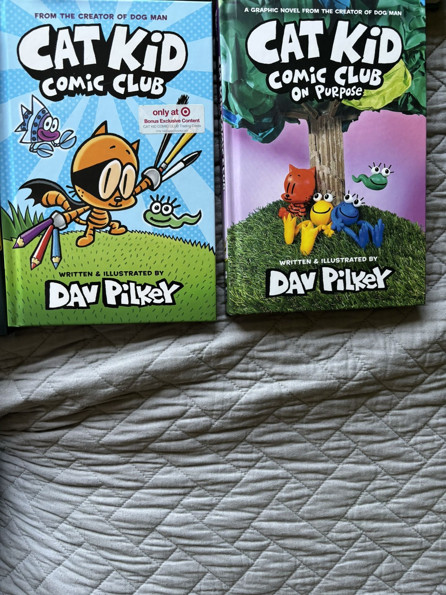 Dog Man Books 1-10 PLUS 2 CAT KID COMIC CLUB BOOKS!!! for Sale in