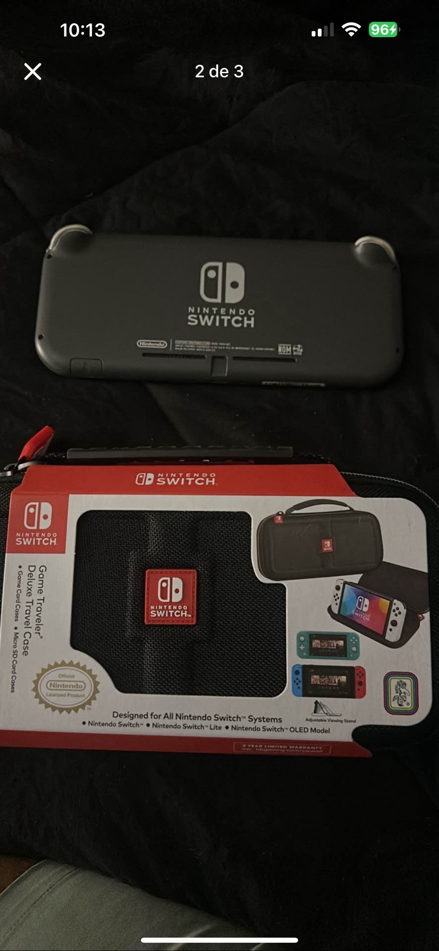 Nintendo Switch + Case Free 