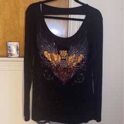 Harley Davidson Woman’s Top And HD Playing Cards