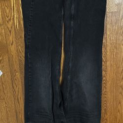 Zara Black Flared Jeans Size 32