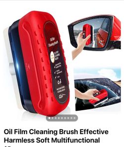 Oil film cleaning brush