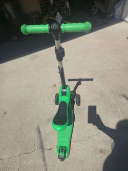 Kids 3-in-1 Scooter with Seat – Adjustable Height – Great Condition