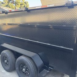 New Hydraulic Dump Trailer with Diamond Walls  💎