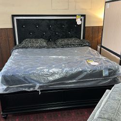 Eastern King Black Bed Frame