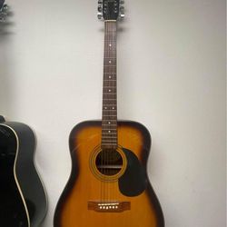 S101 Guitars D4410 Acoustic Guitar Black