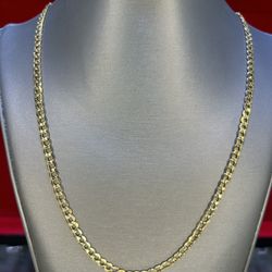 10K GOLD CURB LINK CHAIN 