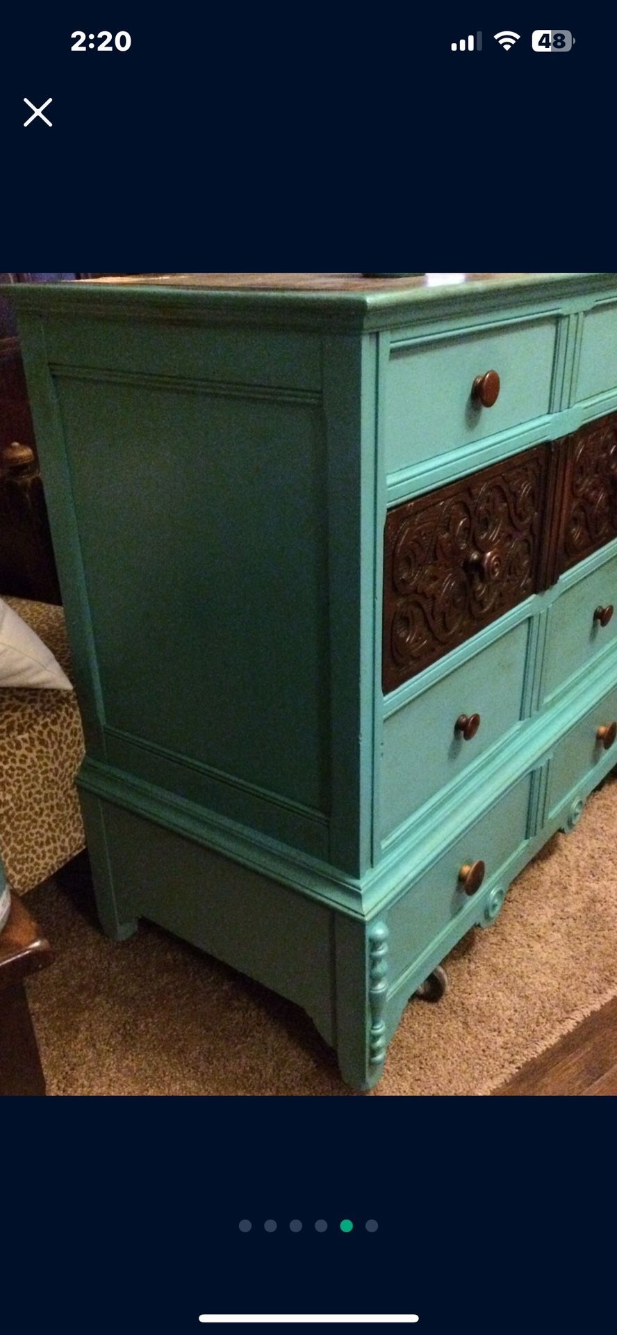 Antique Solid Wood Dresser