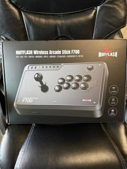 MAYFLASH Arcade Stick F700 for PS5, PS4, Switch, Switch 2, Windows, Apple, Android and more. Fight Stick Support Wireless Bluetooth, 2.4G Receiver and