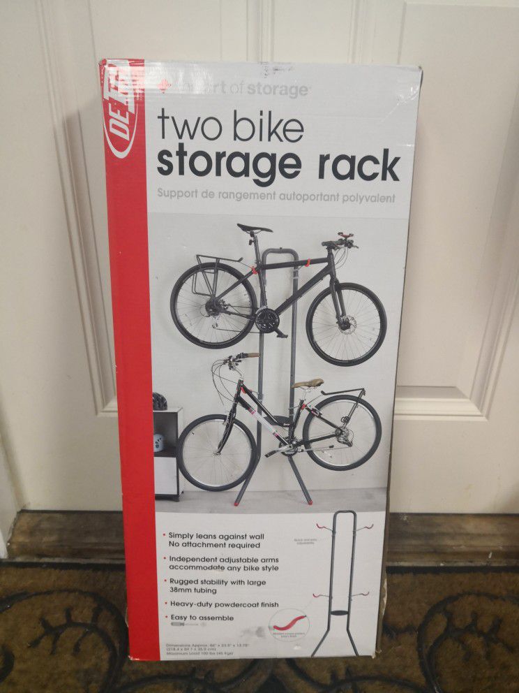 Two Bike Storage Rack 