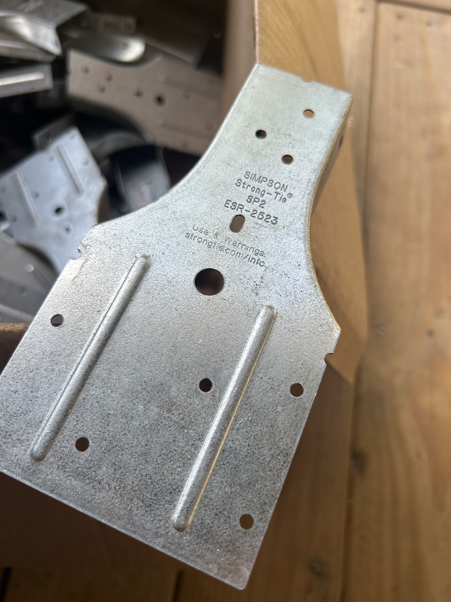 Simpson Strong Tie SP2 Galvanized Steel Stud Plate