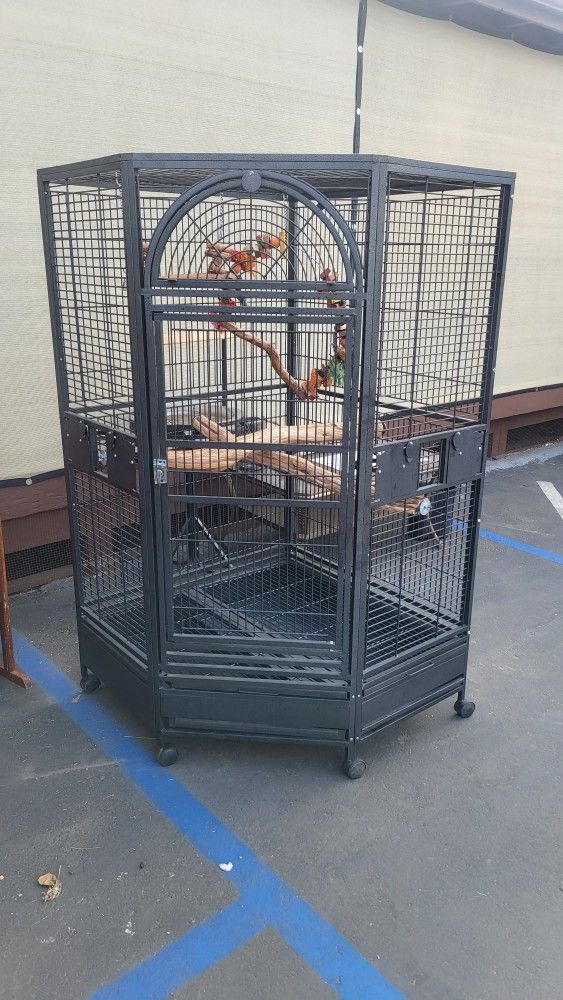 Cage Hyacinth Macaw Cockatoo Corner