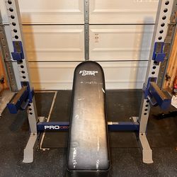 Multi function bench, incline, squat rack