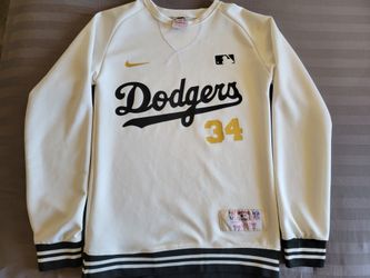 Womens DODGERS #34 long-sleeved Mitchell & Ness 