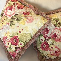 Gorgeous Designer Pillows 22” Square ! 