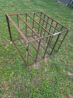 Iron window bar for AC unit