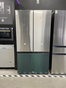 Samsung bespoke 3 door refrigerator - 2 tone