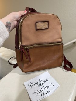 Pikolinos leather backpack