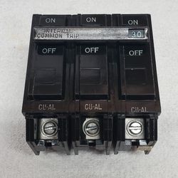 GE Circuit Breaker THQL32020 General Electric THQL32020 3 Pole Circuit Breaker