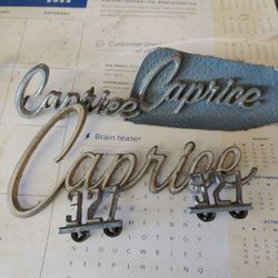 1967 Vintage Chevrolet Caprice  Emblems