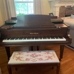 This Mason & Hamlin 5’8” Baby Grand Piano Is In Great Shape & Excellent Working Condition 