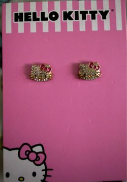 Hello kitty earrings $10