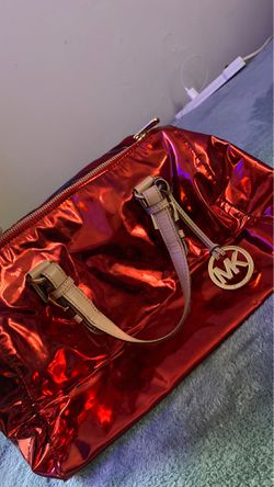 Michael Kors Metallic Red Bag