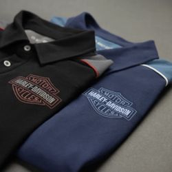 2 Medium HARLEY DAVIDSON POLO SHIRTS