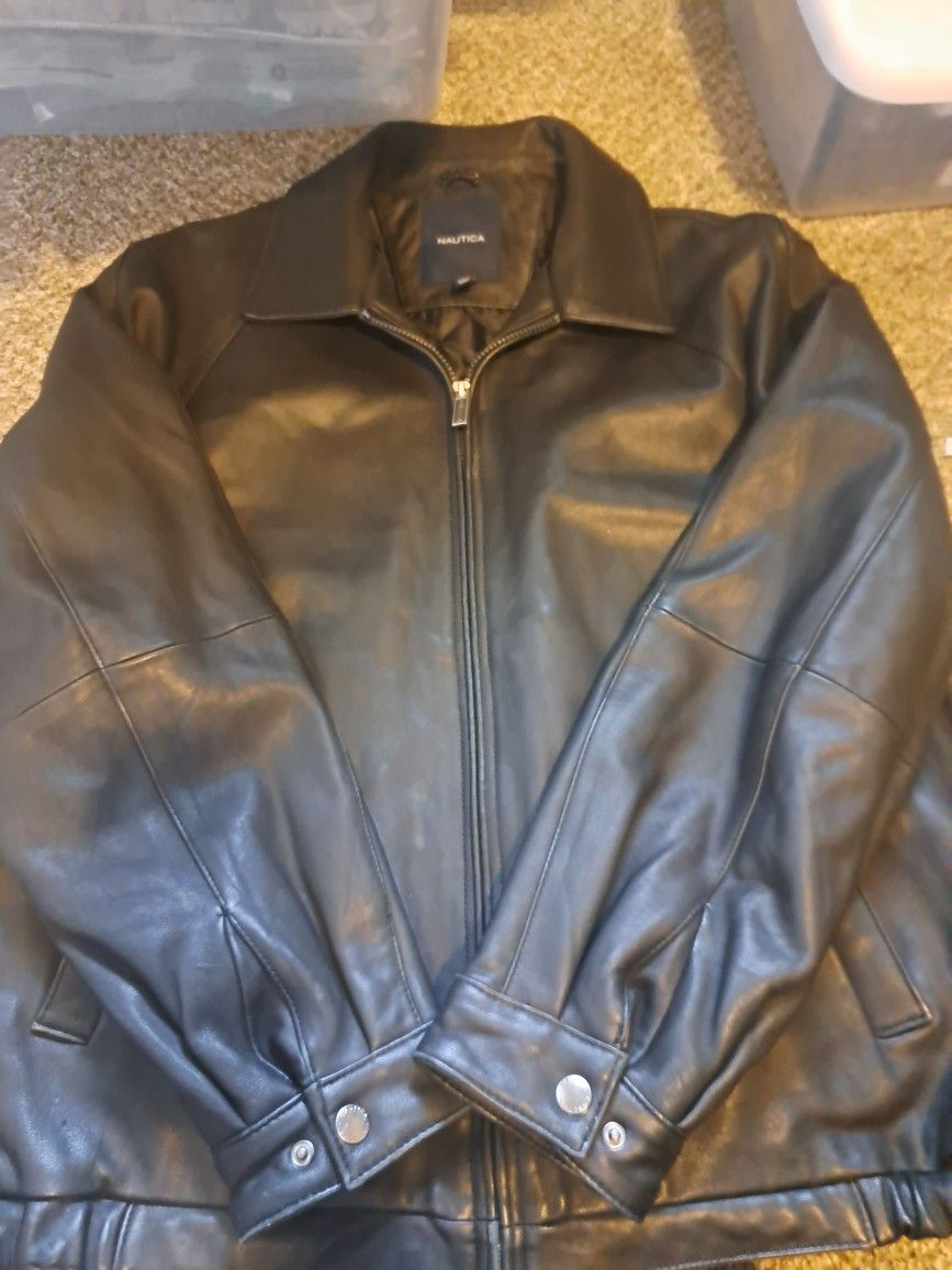 NAUTICA LEATHER JACKET