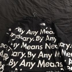 SUPREME TNF BY ANY MEANS NECESSARY PULLOVER LARGE