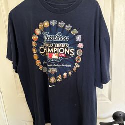 Classic New York Yankees 2009 World Series Champions Nike T-Shirt