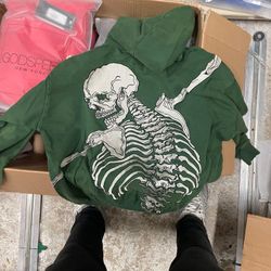 Green Godspeed Ride Or Die Hoodie