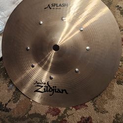 Zildjian A Custom 10 Inch Splash Cymbal W Rivets