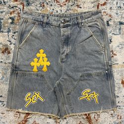 Chrome Hearts Men Short Jeans M/32