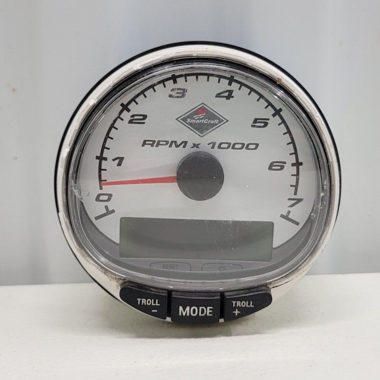 Mercury SmartCraft 79-889222A14 SC1000 Tachometer Gauge For Parts Or Repair!