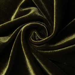 63 Yd Roll Olive Green Velvet High Quality Brand New 
